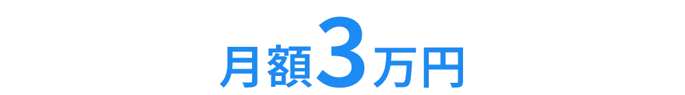 月額3万円